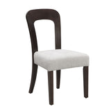 Upholstered Dining Chairs (Set of 2) - Gray
