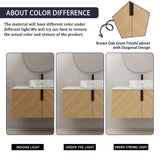 Wall Mounted Bathroom Vanity & Art Sink