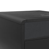 Halo - Square Smart End Table - Black