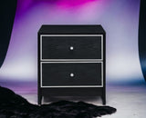 Jabir - Accent Table - Black / Silver