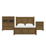 Heritage - Sleigh Bedroom Set - Black
