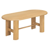Oval Dining Table Set For 6 With Fluted Pedestal Base, 7 Piece Set Including 6 Upholstered Chairs
