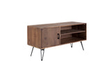 Simple, Modern, Vintage Reclaimed Wood TV Stand Media Table For Living Room - Natural - TV Stands - Alpine Outlets