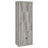 Conifer - 3 Shelf Media Tower - Gray