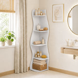 5 Tier S - Shaped Corner Shelf For Living Room