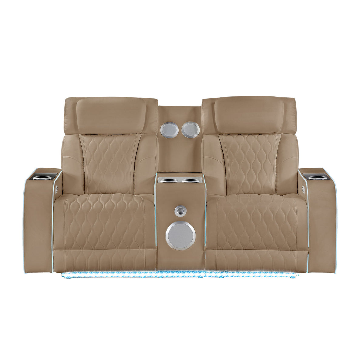 Electra - Power Reclining Set With Power Headrests, Massage And LED Lighting