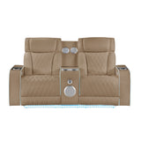 Electra - Power Reclining Set With Power Headrests, Massage And LED Lighting
