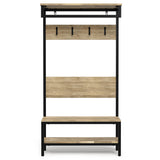 Westmont - Entryway Hall Tree Bench - Natural