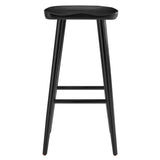Backless Solid Mango Wood Saddle Seat Bar Stools Set of 2 - Stools available at Alpine Outlets in Denver