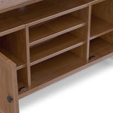 Amherst - TV Media Stand - Medium Saddle Brown