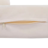 Outdoor Swing Sofa With Soft Cushions For Patio - Beige