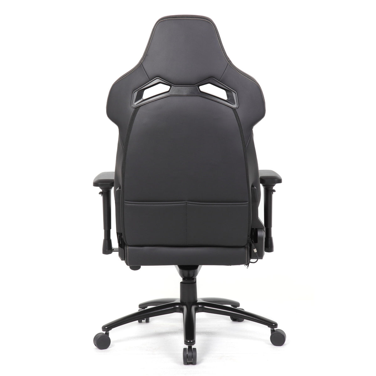 Gaming Chair With 4D Armrests, High Back Office Chair - Black / Gray