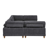 Modern Modular Sectional With Adjustable Back Support