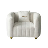 Single Sofa With High Resilience Foam