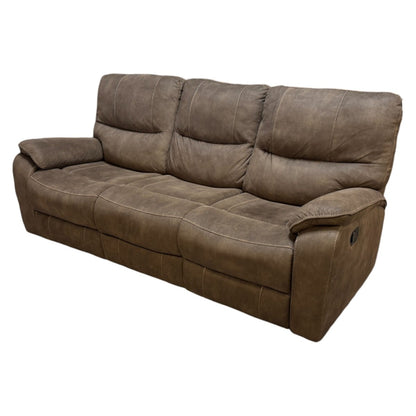 Barcalounger Fabric Reclining Sofa (Auction) - Alpine Outlets