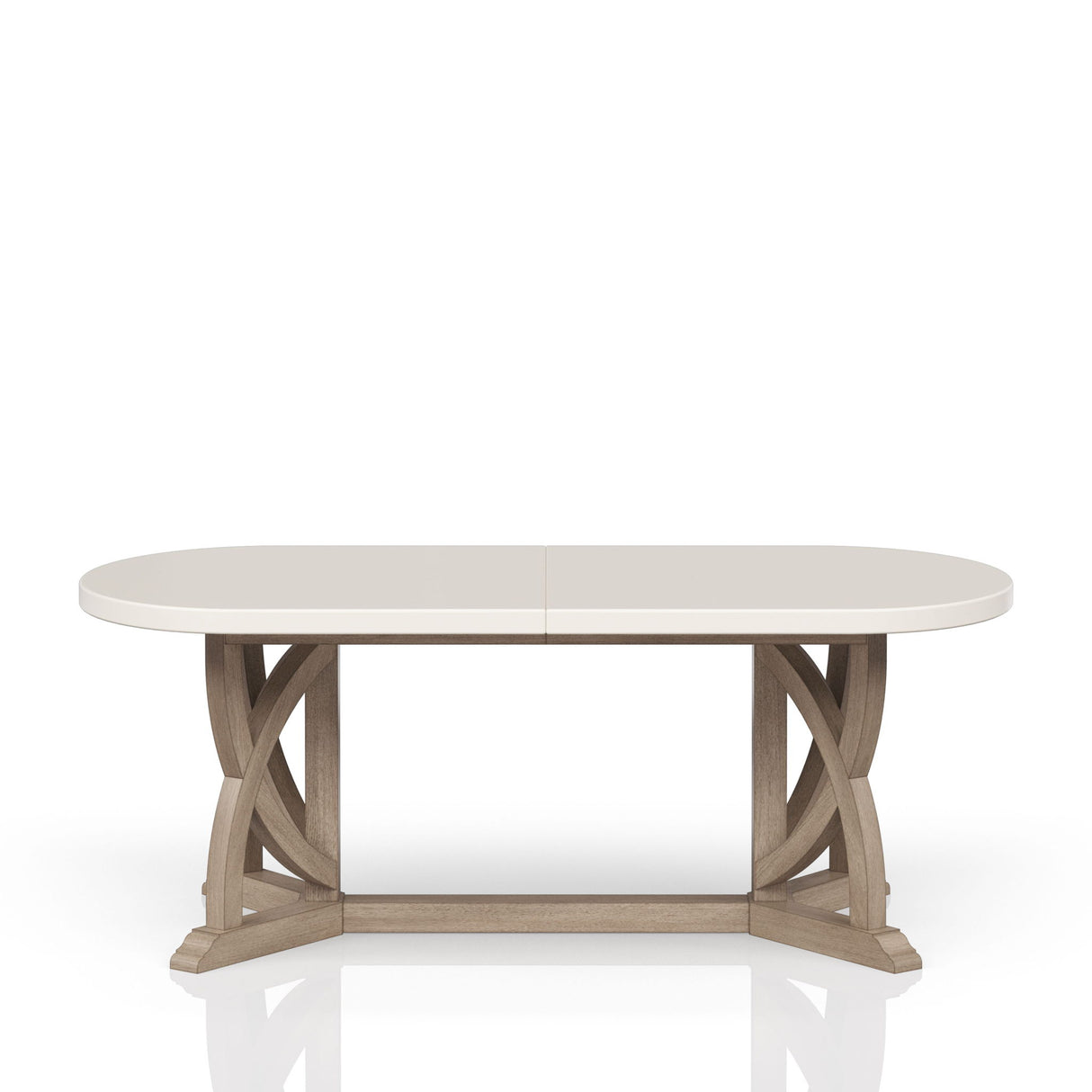 Citrus Heights - Trestle Table - Cement / Sand