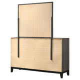 Cabrillo - 6 Drawer Dresser With Mirror - Gray