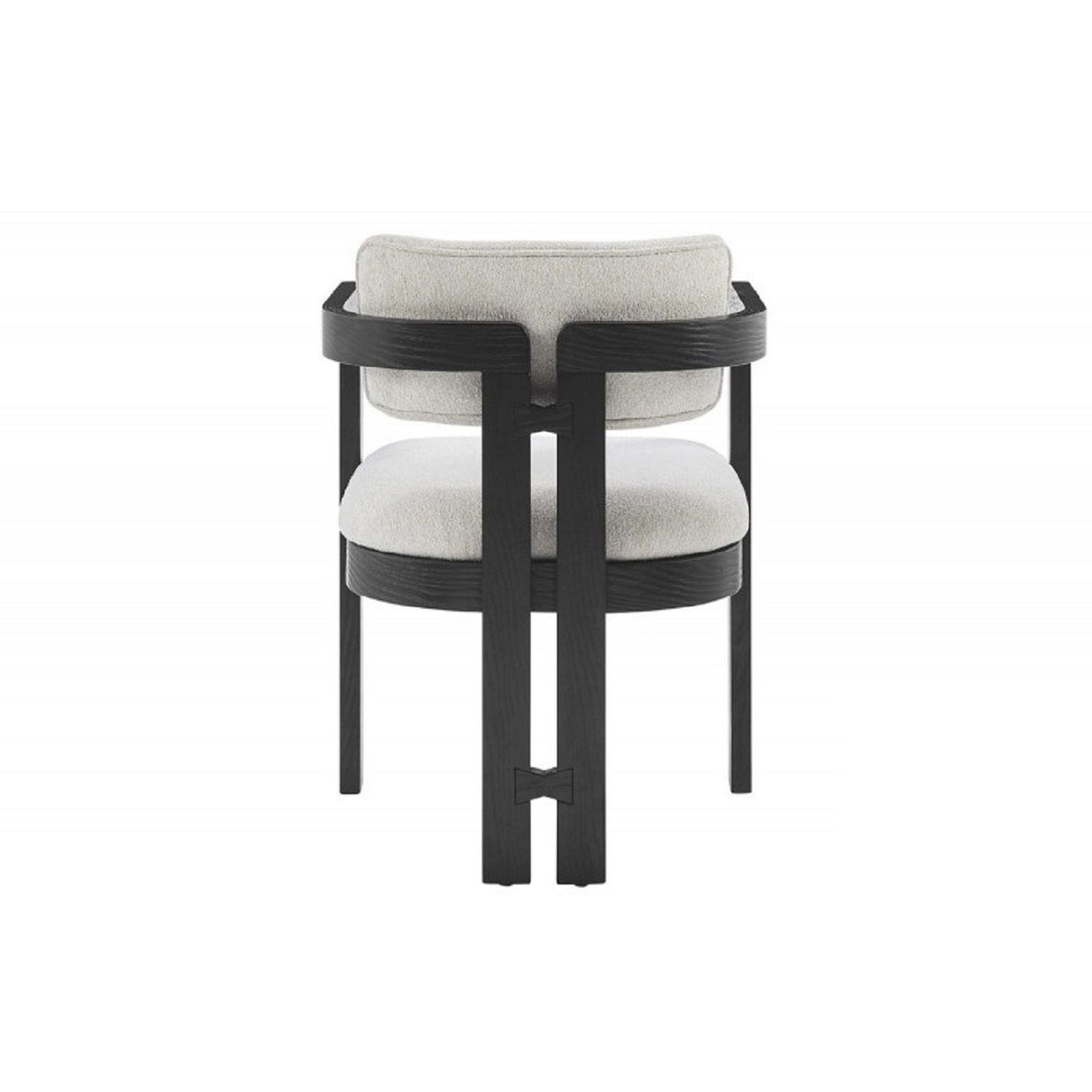 Upholstered Dining Armchair - Black