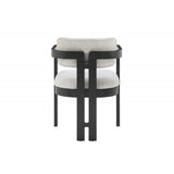 Upholstered Dining Armchair - Black