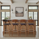Shelly - 30" Bar Height Swivel Bar Stool