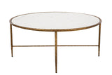 Evelyn - Coffee Table - White / Gold