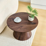 Circular Coffee Table With Adjustable Feet