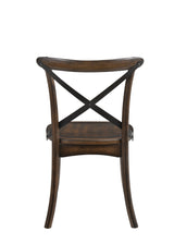 Kaelyn - Metal Side Chair (Set of 2) - Dark Oak - Chair Sets - Alpine Outlets