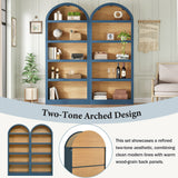 Freestanding Tall Bookshelves (Set of 2)