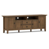Redmond - TV Media Stand - Rustic Natural Aged Brown