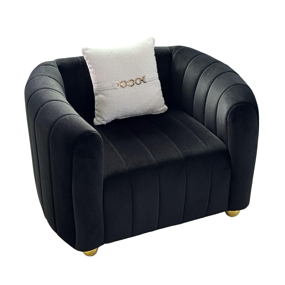 Single Sofa With High Resilience Foam