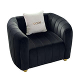 Single Sofa With High Resilience Foam