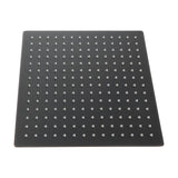 10" Square Rainfall Shower Head With Silicone Nozzle - Oil-Rubbed Bronze