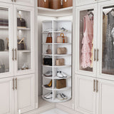Rotating Shoe Rack Tower