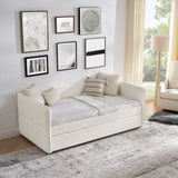 Upholstered Daybed With Pop Up Trundle