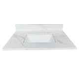 Bathroom Vanity Top With Undermount Sink, 3 Pre Drilled Holes