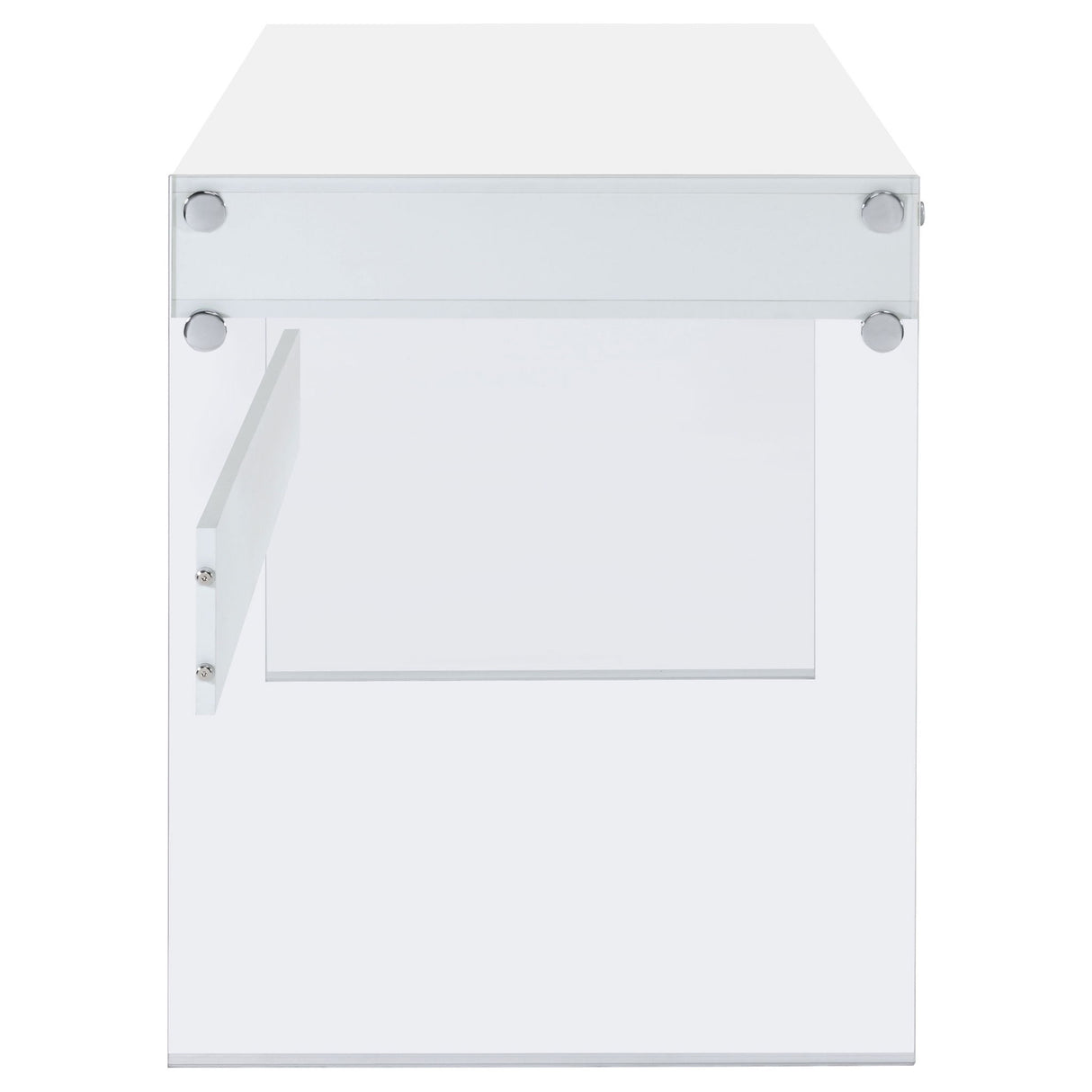 Barretta - 2 Drawer Writing Desk - Gloss White
