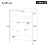 Freestanding Bathroom Vanity With Sink, Soft Close Door, Tip Out Drawer