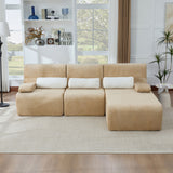 Oversized Sectional Sofa, Living Room Seating With Modular Design