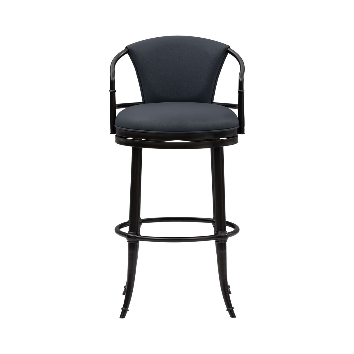 Otis - Upholstered Swivel Bar Height Barstool