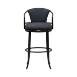 Otis - Upholstered Swivel Bar Height Barstool