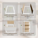 Shaker Wall Cabinet With Soft-Close Doors, Adjustable Shelves