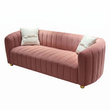 Sofa With Accents And Removable Cushions
