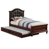 Contemporary Style Bed With Trundle