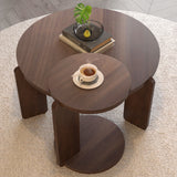 Round Coffee & End Table Set