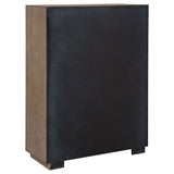 Gibbons Barley - 5 Drawer Bedroom Chest - Brown