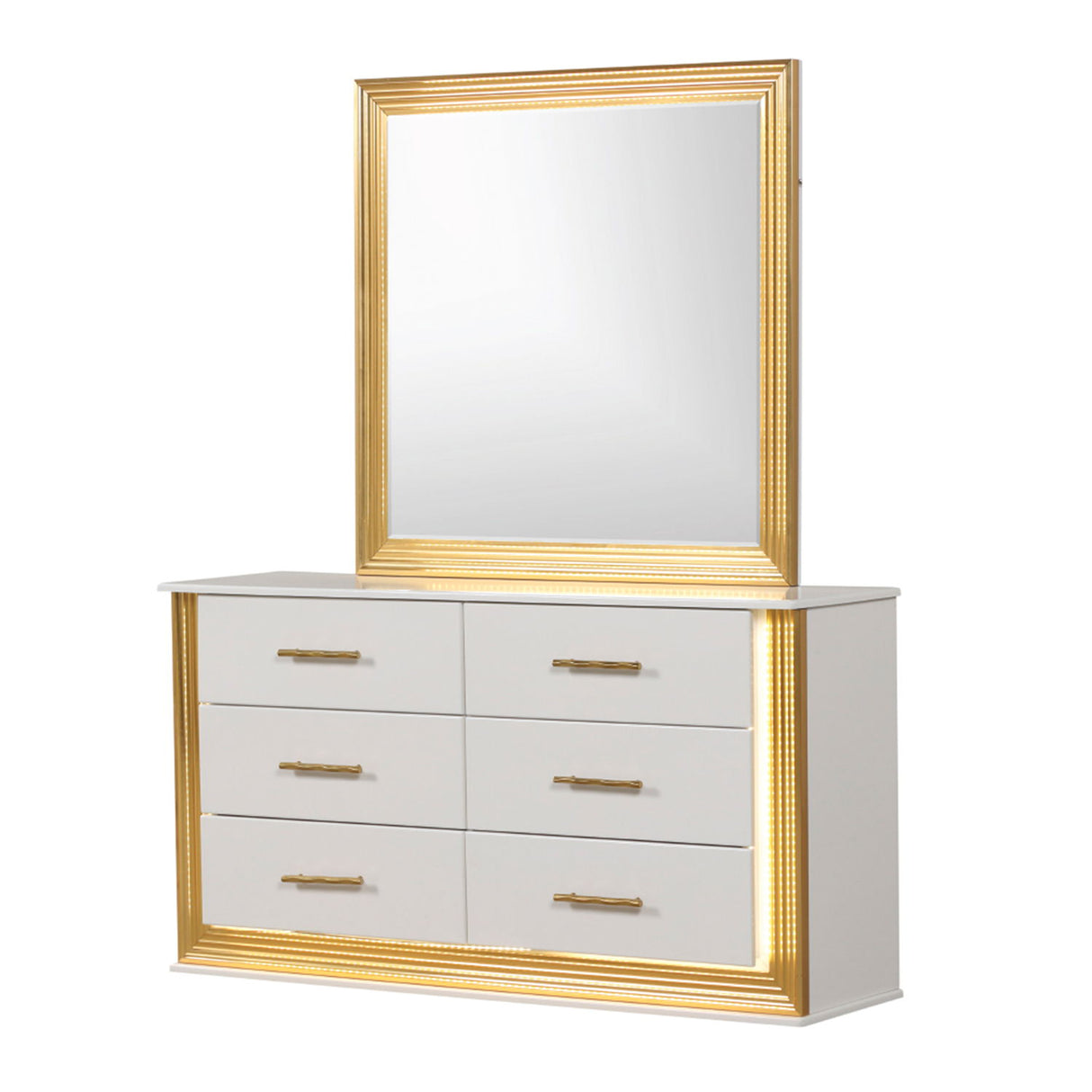 Obsession - 6 Drawer Dresser - White