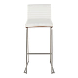 Mason Mara - Contemporary Fixed Height Barstool (Set of 2)