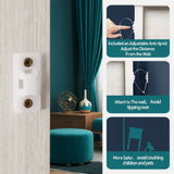 Nightstand With 2 Drawers & Shelf - White