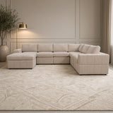 Modular Sectional Sofa, Reversible Set