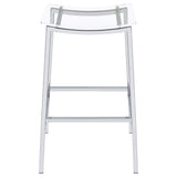 Staten - Backless Bar Stool (Set of 2) - Chrome